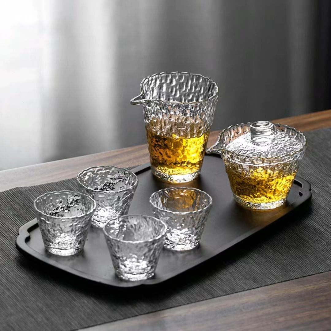 【汀和大福】冰露蓋碗茶具套裝耐熱三才茶碗 【汀和大福】冰露蓋碗茶具套裝耐熱三才茶碗